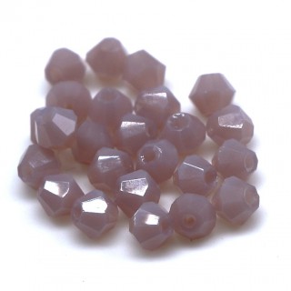 Бусины биконус 4мм, лавандовый